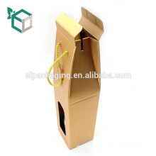 Caixa de presente de embalagem de embalagem de papelão ondulado de alta qualidade para cerveja